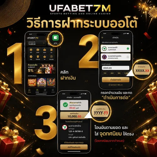 วิธีฝากเงินผ่านระบบ AUTO UFABET